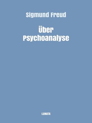 cover image of Über Psychoanalyse